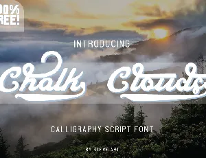 Chalk Clouds font