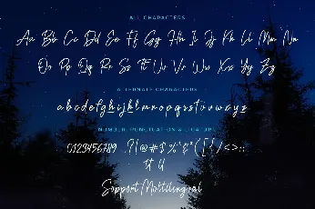 Sabrina Pamella font