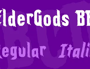 ElderGods BB font