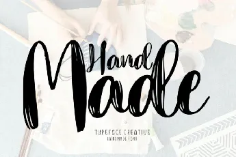 Hand Made Script font