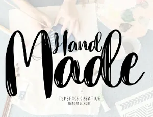 Hand Made Script font