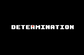 DETERMINATION FONT