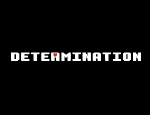 DETERMINATION FONT