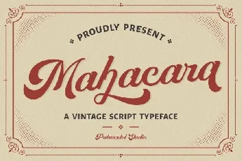 Mahacara Vintage Script font