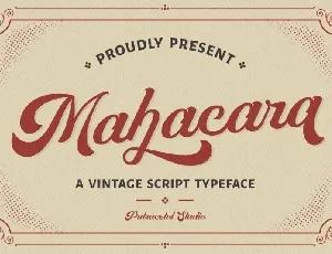 Mahacara Vintage Script font