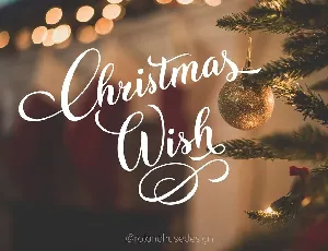 Christmas Wish font