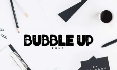 Bubble Up font