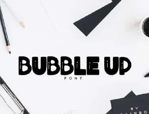 Bubble Up font