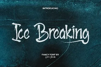 Ice Breaking Demo font