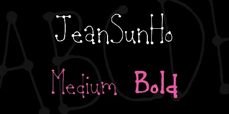 JeanSunHo font