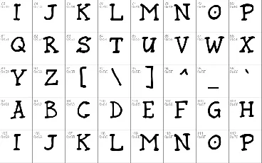 Rund Marker font