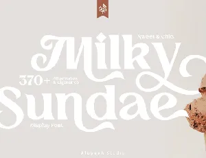 Milky Sundae font