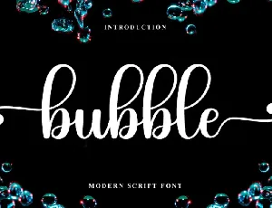 Bubble Script Typeface font