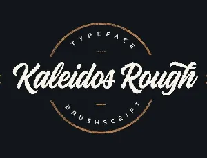 Kaleidos Rough font