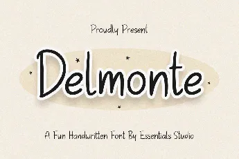 Delmonte font