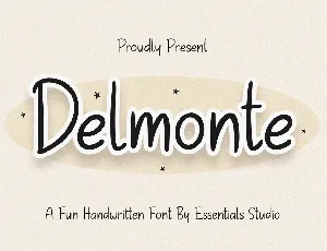 Delmonte font