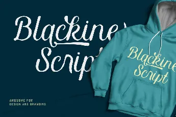 Blackine font