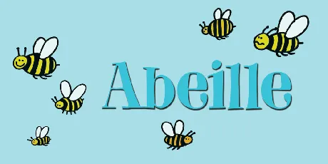 DK Abeille font