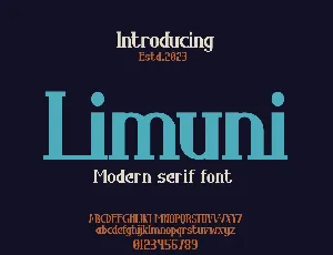 Limuni font