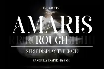 Amaris Rough font