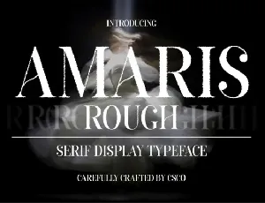 Amaris Rough font