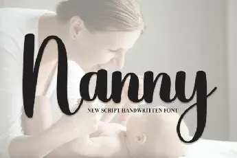 Nanny Script font