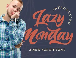 Lazy Monday font