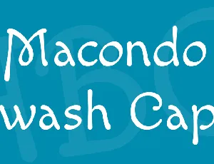 Macondo Swash Caps font