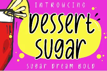 Dessert Sugar font