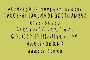 The Brown Dog font