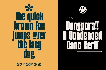 Dongpora DEMO font