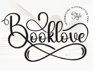 Booklove Script font