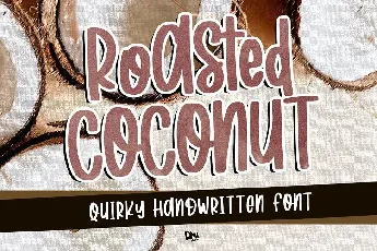 Roasted Coconut Handwritten font