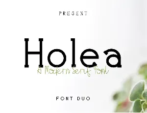 Holea DEMO font