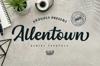 Allentown font