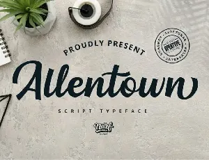 Allentown font