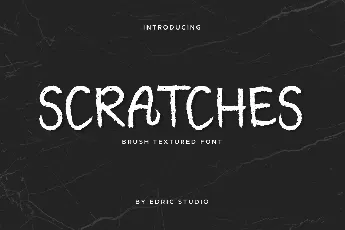 Scratches Demo font