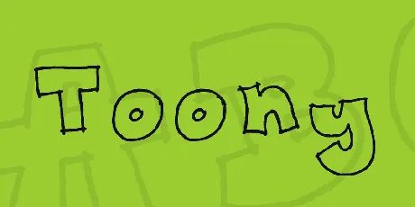 Toony font