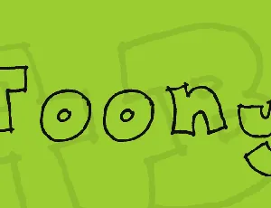 Toony font