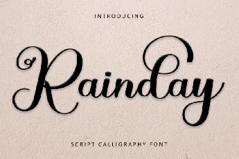 Rainday font