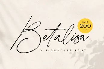 Betalisa Typeface font