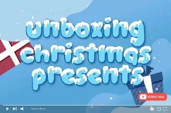 Frostine Snow Display font