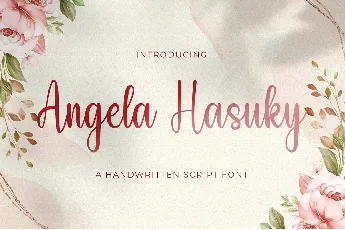 Angela Hasuky font