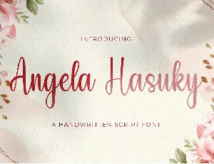 Angela Hasuky font