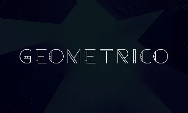 Geometrico font