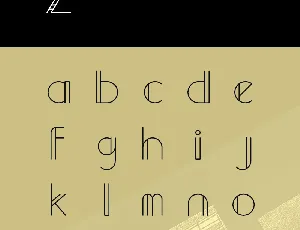 Geometrico font