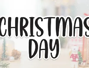 Christmas Day Display font