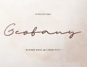 SS Geofany font
