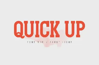 Quick Up Duo font