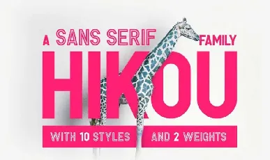 Hikou Regular font